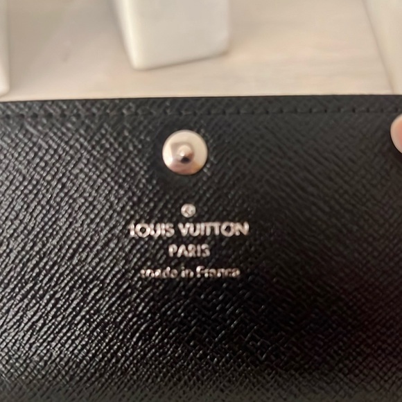🖤LOUIS VUITTON Damier Graphite Multicles 6 Key Holder Key Case Excellent Unisex - Picture 9 of 13
